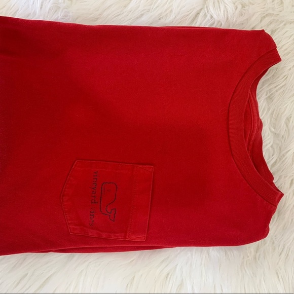 Boys‎ Vineyard Vines Red Long Sleeve Tee. Size M (12-14) (384) - Picture 4 of 8